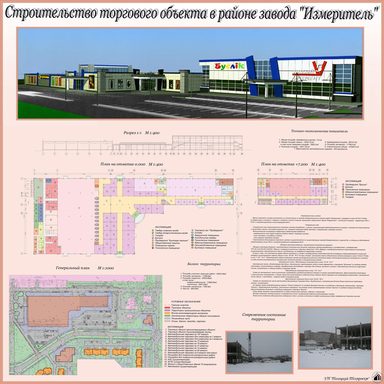 Строительство торгового объекта в районе завода «Измеритель» (Нажмите, чтобы увеличить)