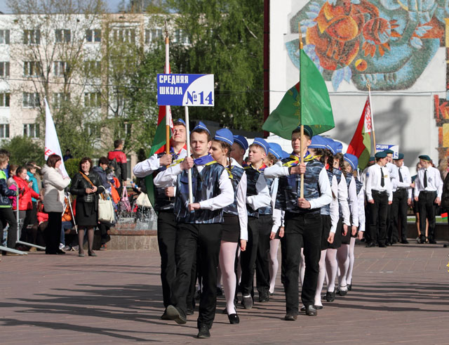 «Марши Победы» в Новополоцке - 2014